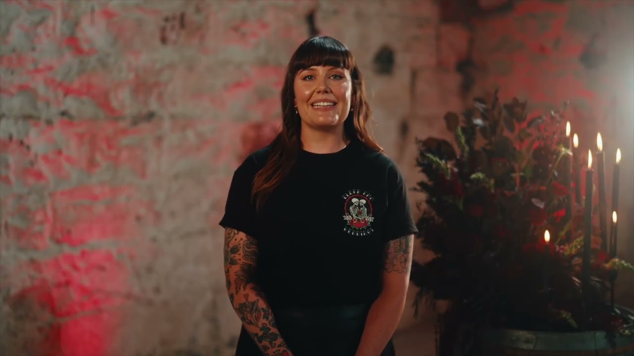 Sheridan talking about her approach to wedding ceremonies on set